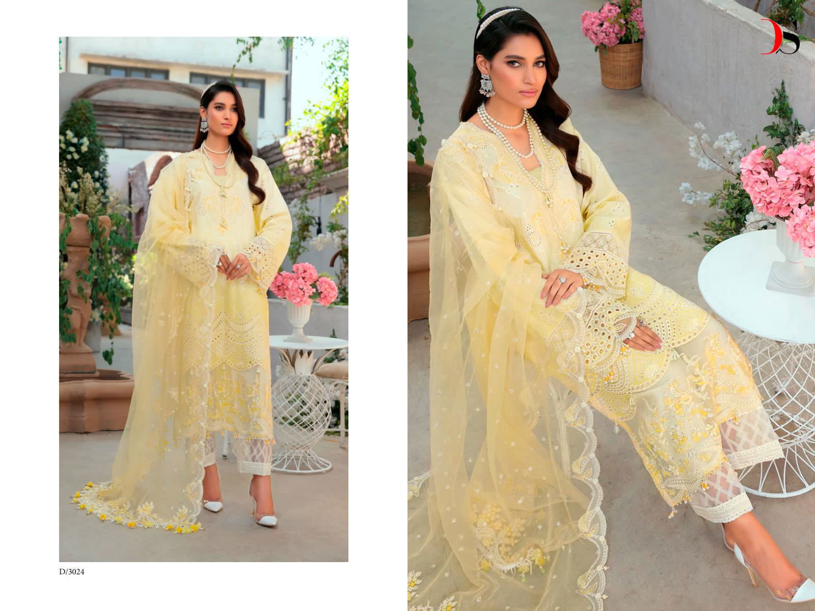 DS Anaya embroidered collection 23 Wholesale Pakistani Salwar Suits